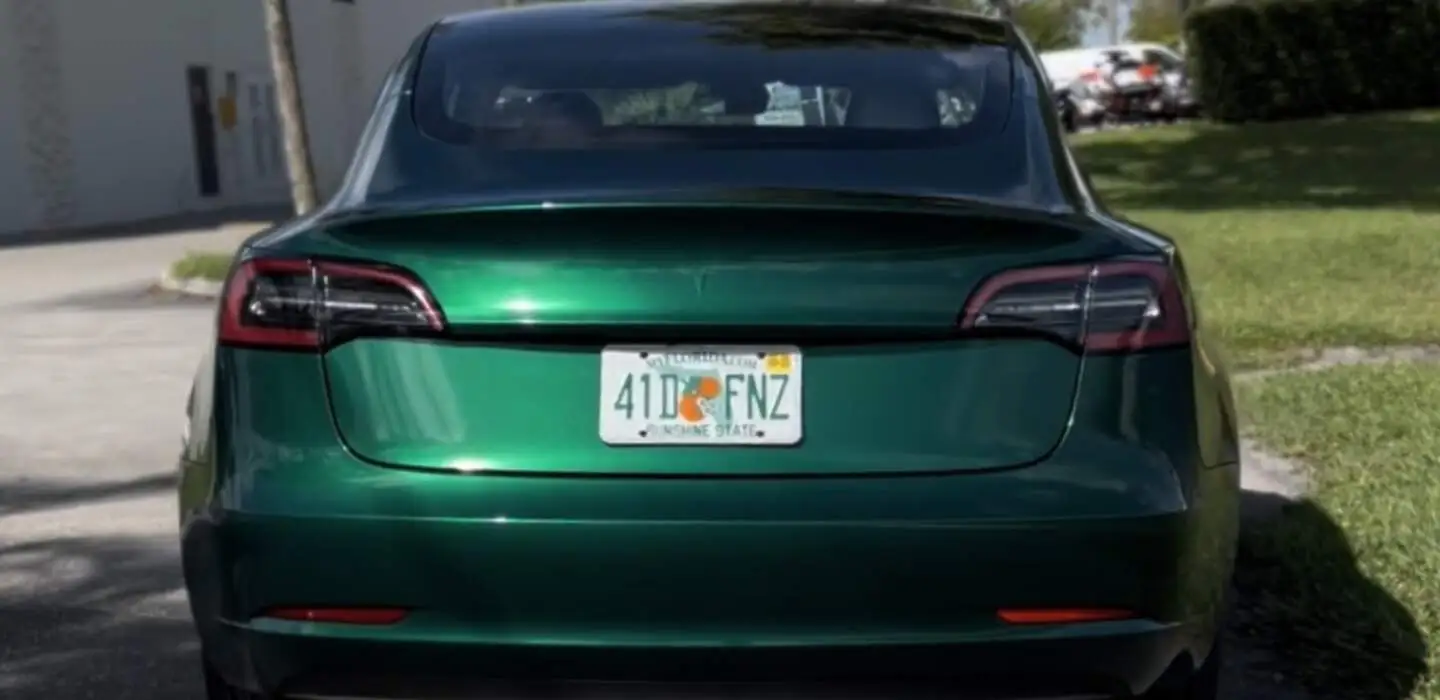 Green Tesla