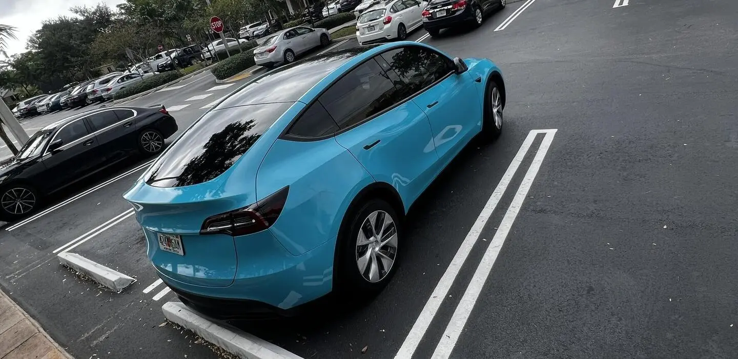 Blue Tesla