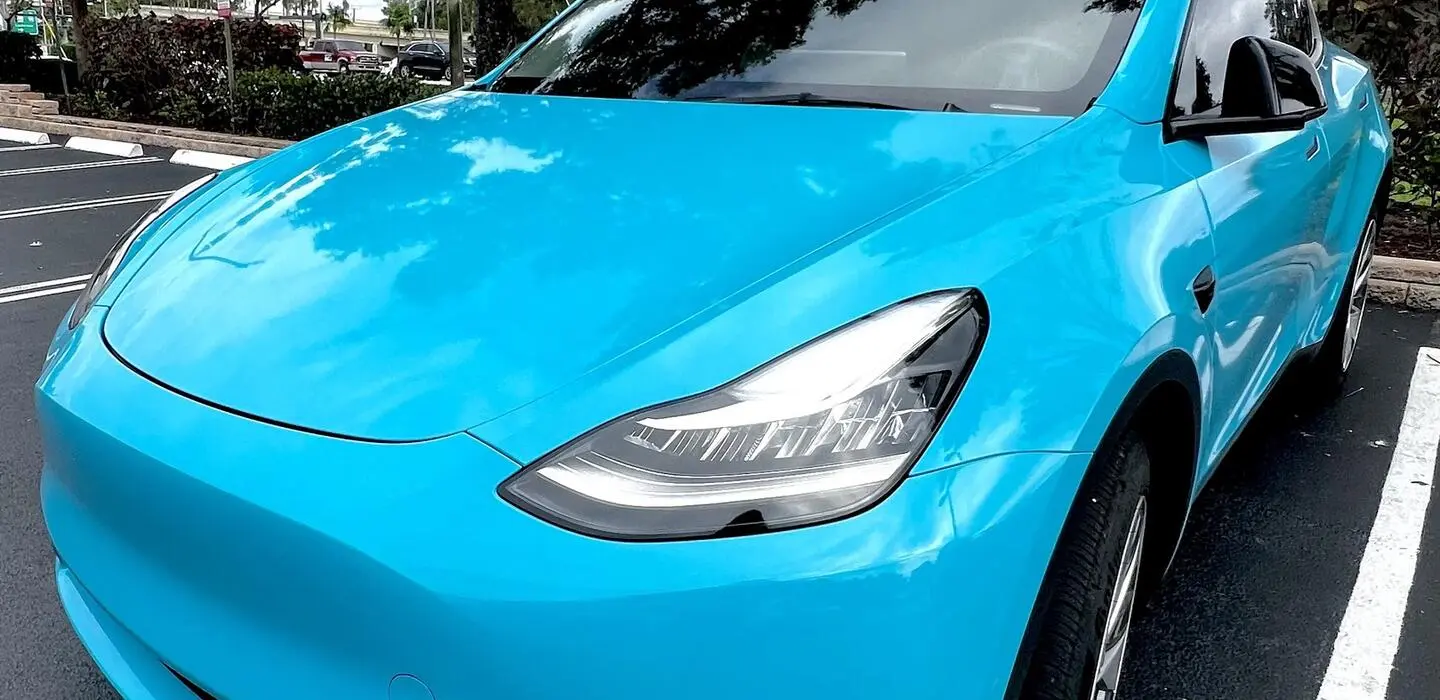 Blue Tesla